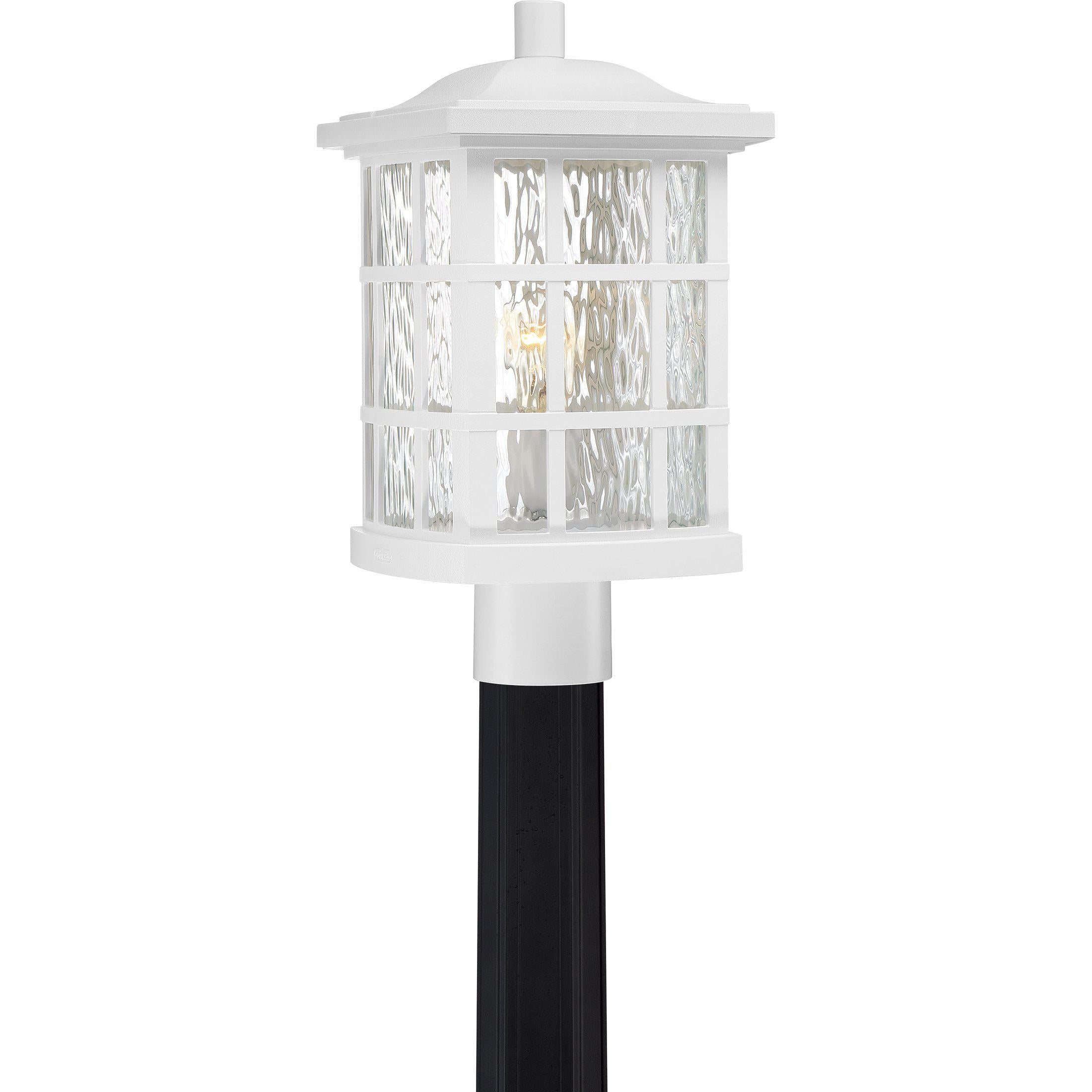 Quoizel  Stonington Outdoor Lantern, Post Outdoor l Post/Pier Mounts Quoizel White Lustre  