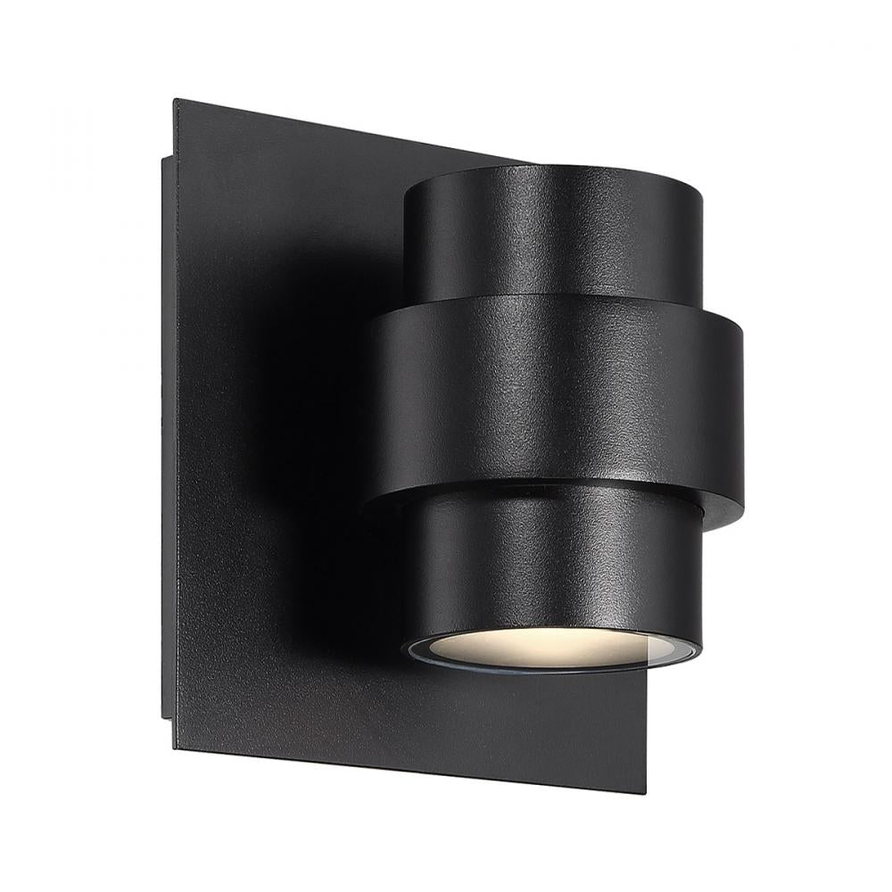 WAC Barrel LED Indoor & Outdoor Wall Light WS-W64906 Outdoor l Wall WAC US Black  