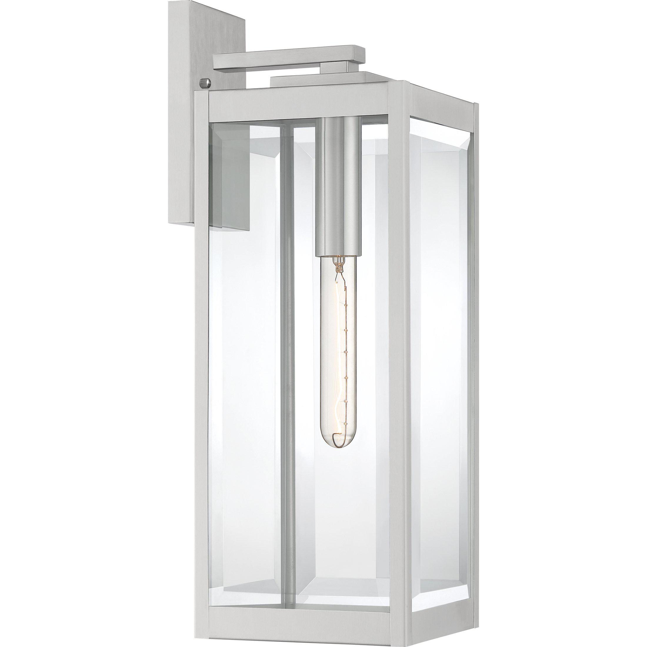 Quoizel  Westover Outdoor Lantern, Large Outdoor l Wall Quoizel Stainless Steel  