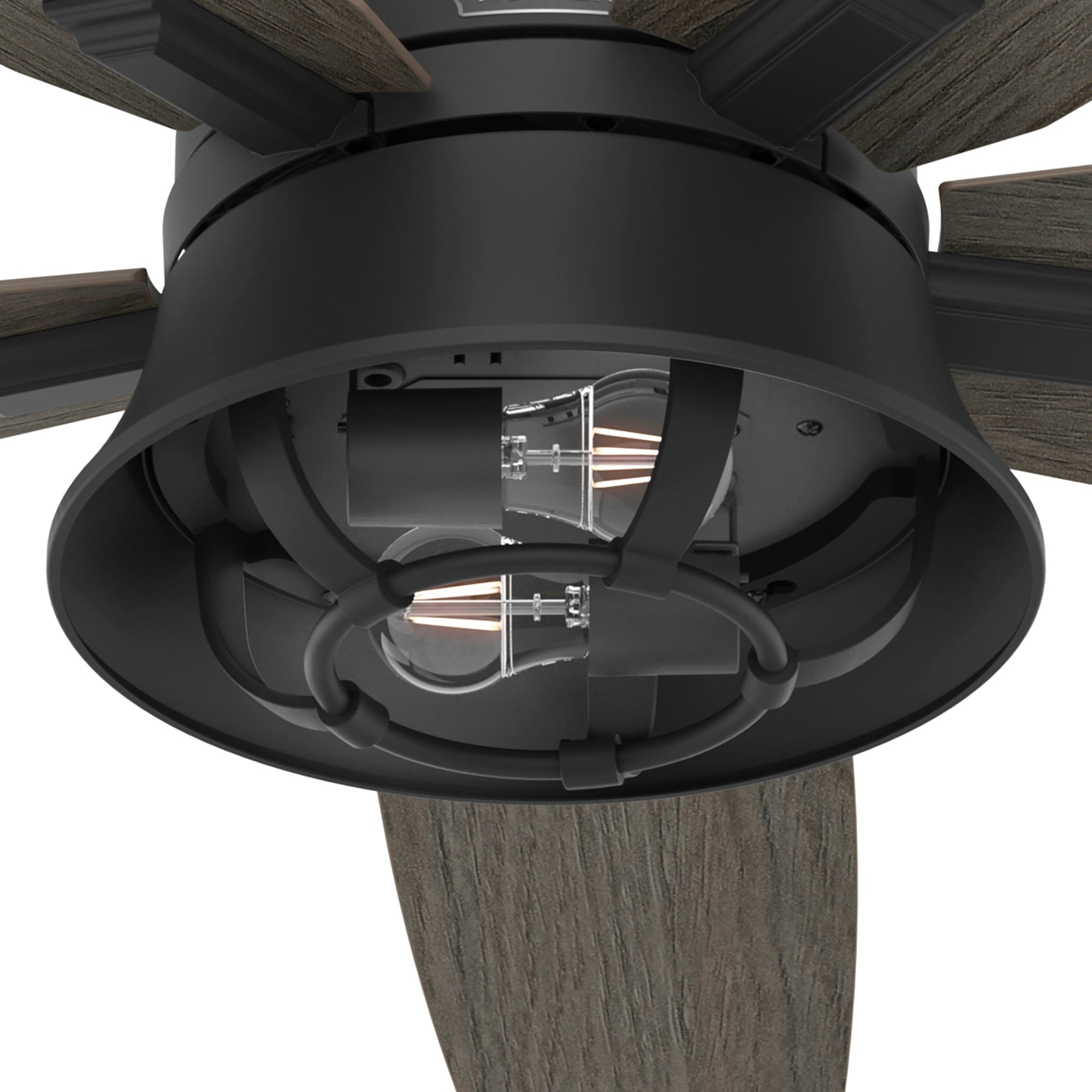Hunter 52 inch Hampshire Ceiling Fan with LED Light Kit and Handheld Remote Ceiling Fan Hunter   