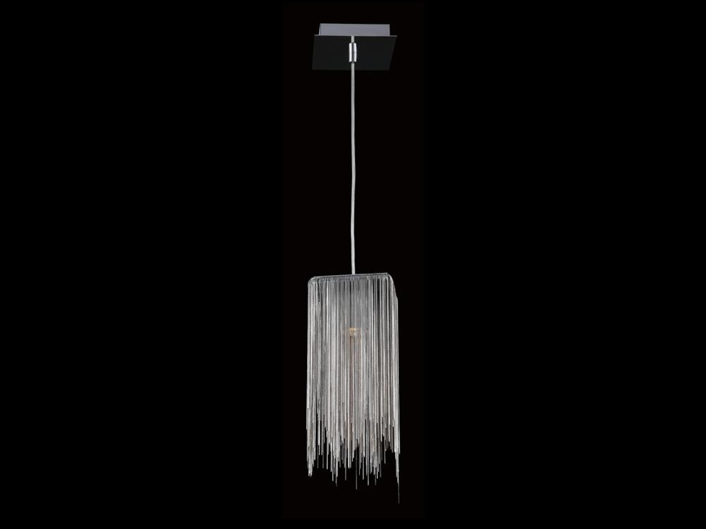 Avenue Lighting FOUNTAIN AVE. COLLECTION GOLD JEWELRY SQUARE HANGING FIXTURE HF1204-CH Pendant Avenue Lighting Chrome  