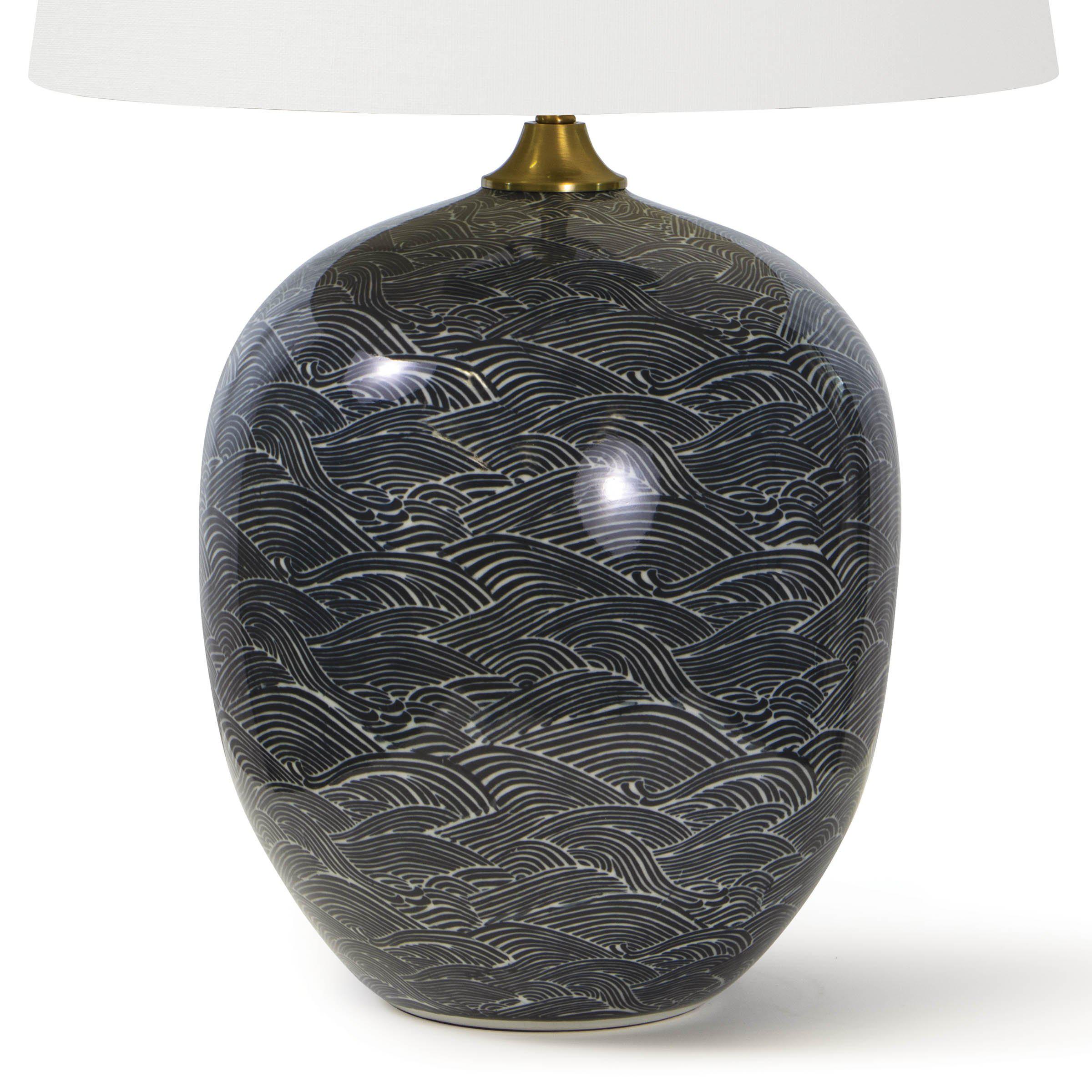 Regina Andrew  Harbor Ceramic Table Lamp (Black) Lamp Regina Andrew   