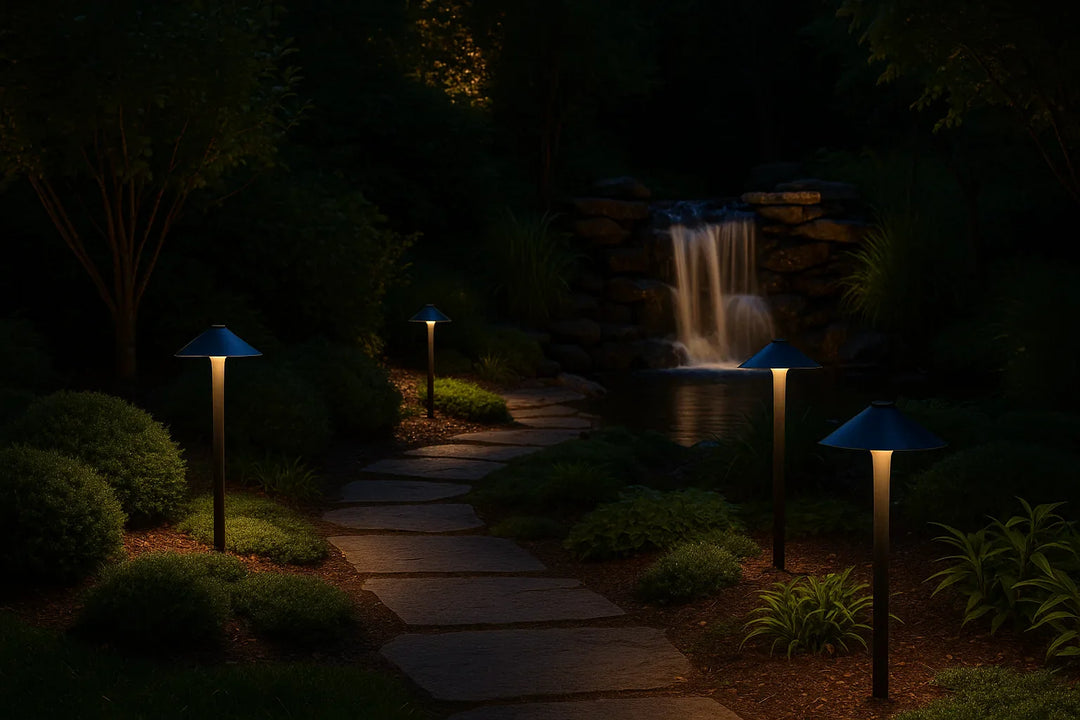 New Landscape Lighting Lab at Lighting Gallery – Path Lights & Design Services