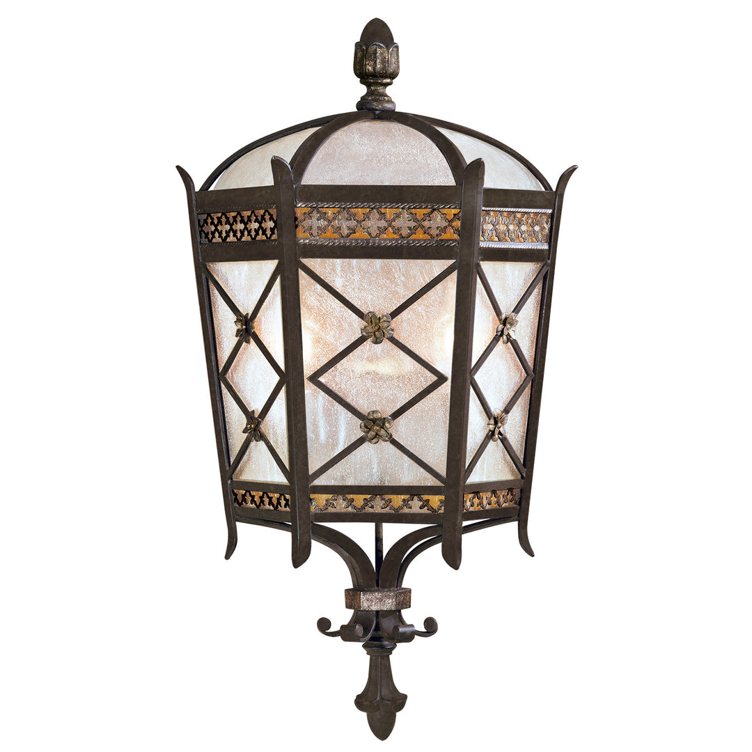Fine Art Handcrafted Lighting Chateau Outdoor Wall Sconce in Bronze