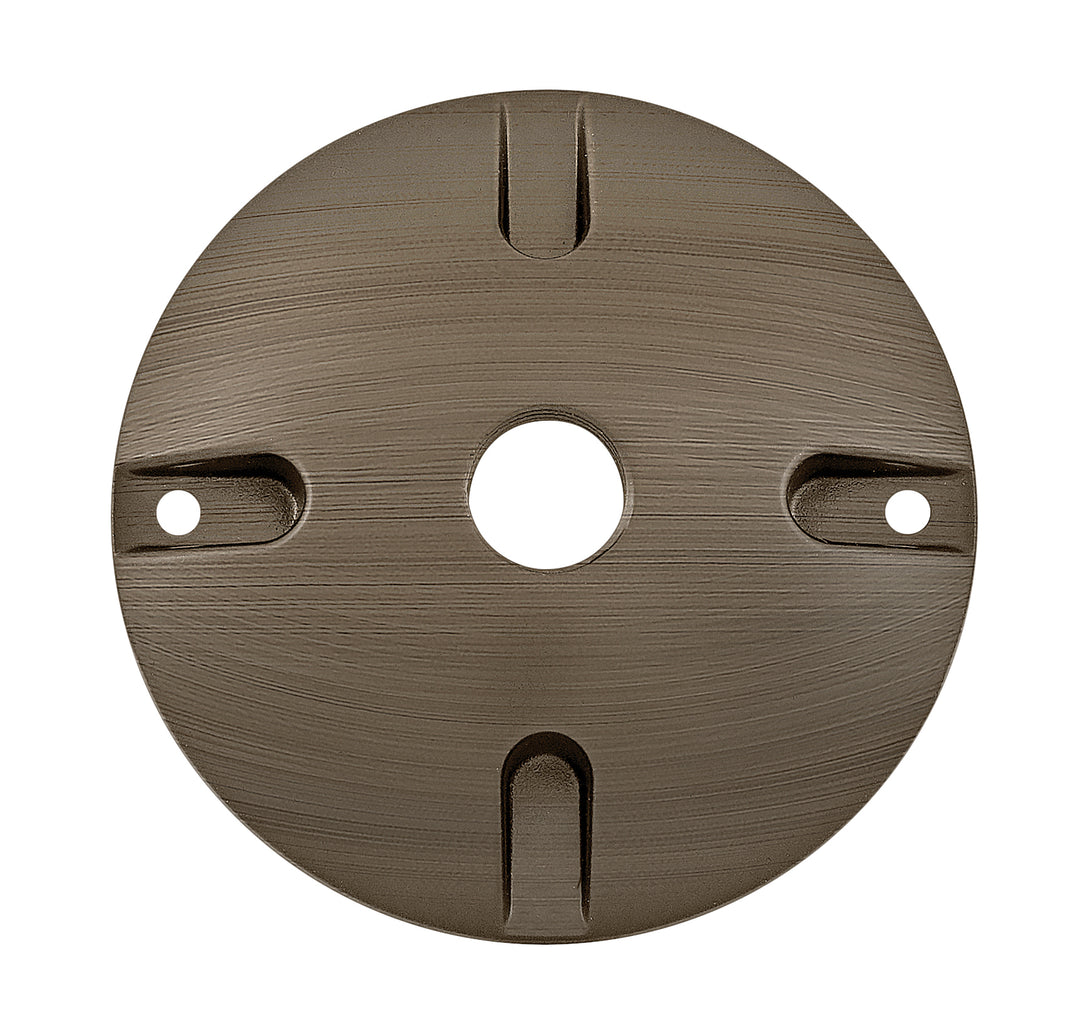Hinkley Landscape Mounting Accessories Junction Box Cover Matte Bronze 0022MZ