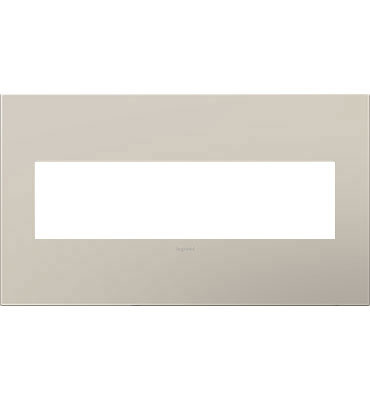 Legrand adorne Greige 4-Gang wall plate