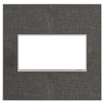 Legrand adorne Slate Linen 2-Gang wall plate