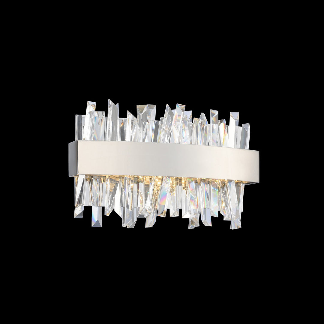 Allegri  Glacier 12 Inch LED ADA Bath Vanity Lights Allegri Chrome  