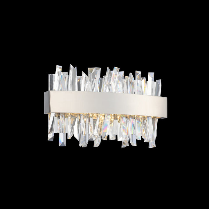 Allegri Glacier 12 Inch LED ADA Bath Vanity Lights Allegri Chrome