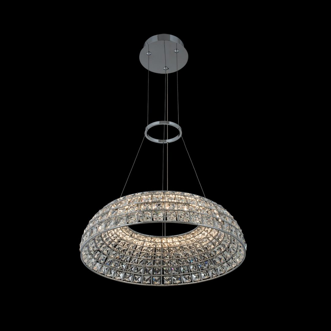 Allegri  Nuvole 20 Inch LED Pendant Pendants Allegri Chrome  