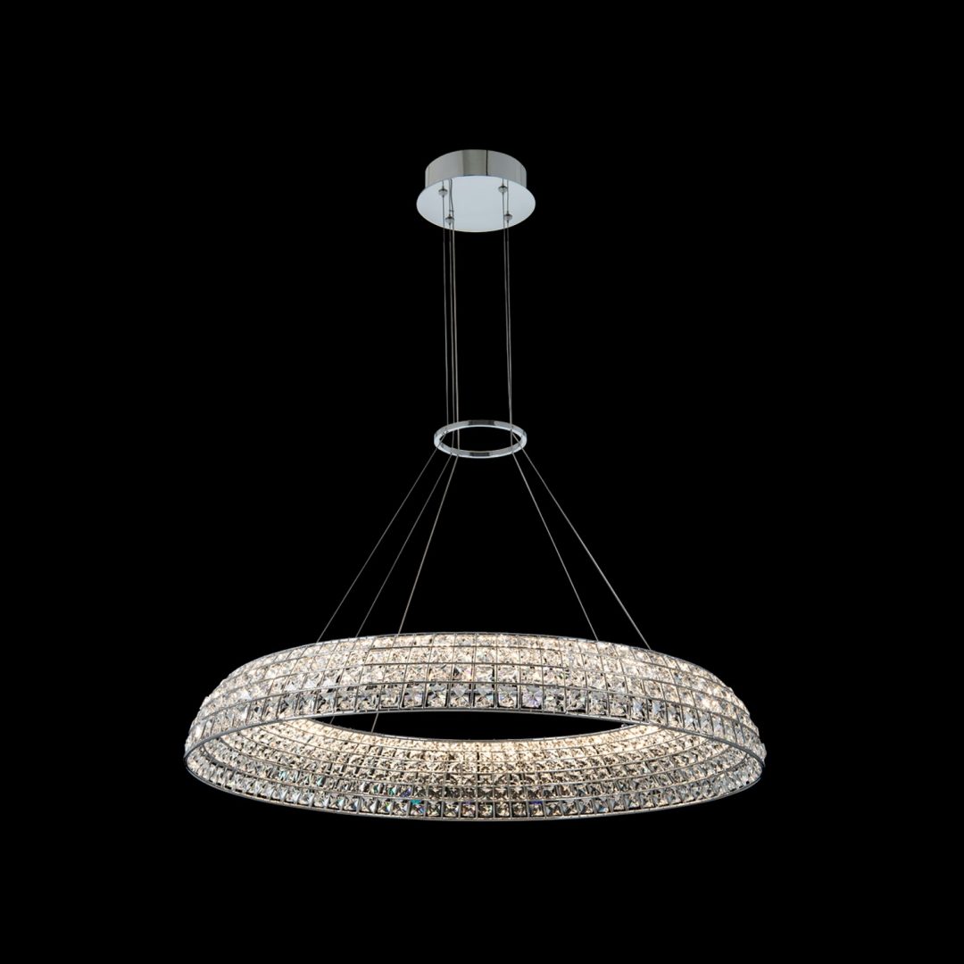 Allegri  Nuvole 36 Inch LED Pendant Pendants Allegri Chrome  