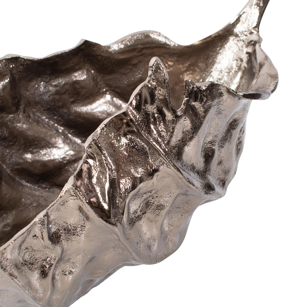 Howard Elliott Aspen Leaf Cast Aluminum Bowl