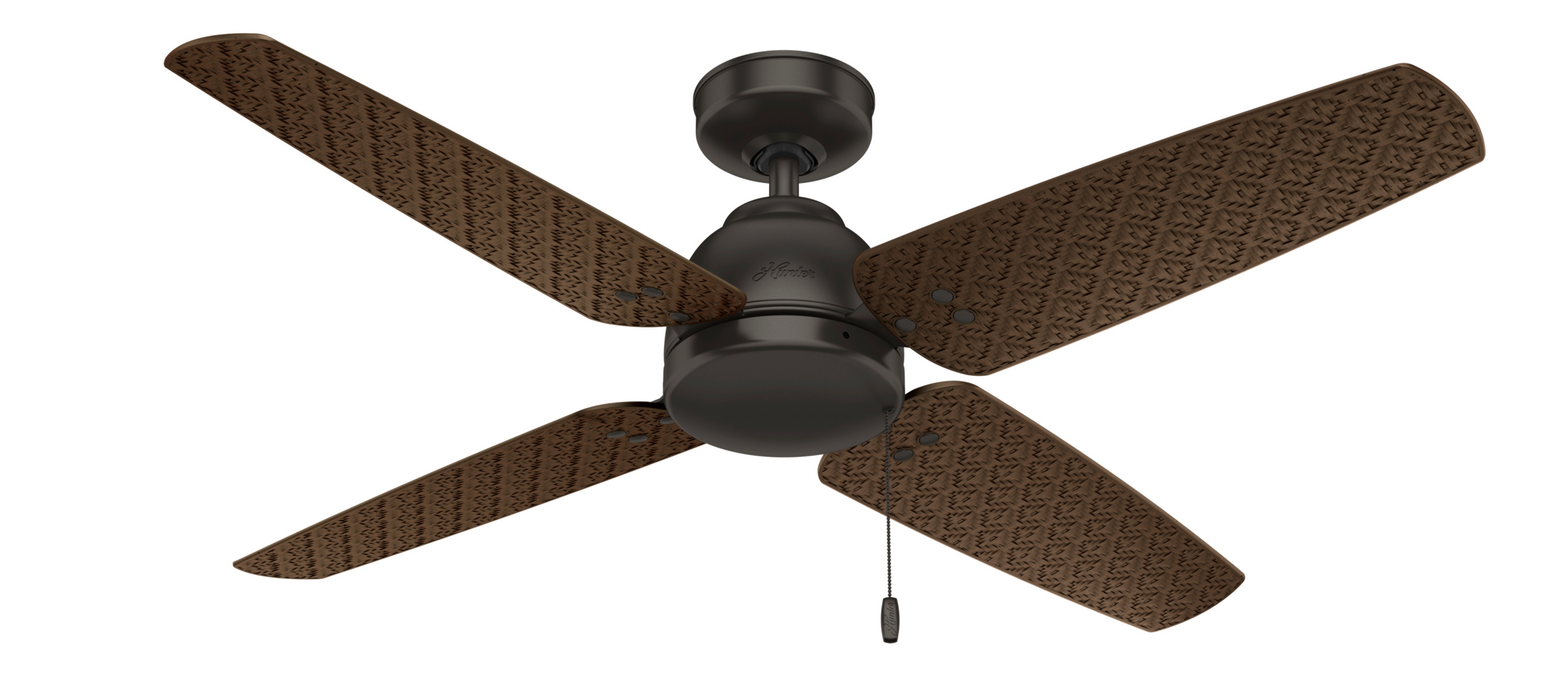 Hunter 52 inch Sunnyvale Damp Rated Ceiling Fan and Pull Chain