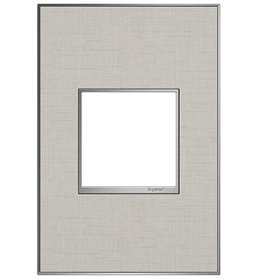 Legrand adorne True Linen 1-Gang wall plate