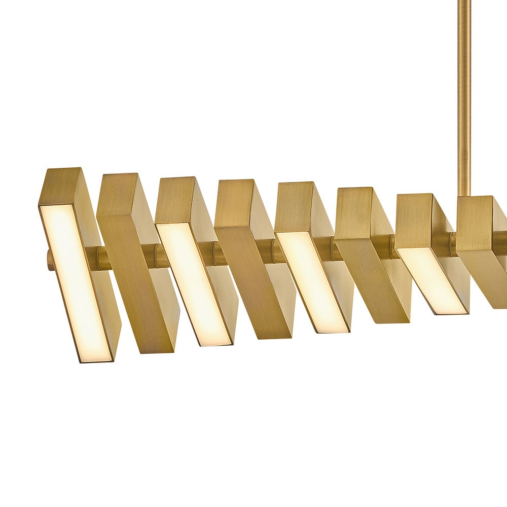 Fredrick Ramond Stitch Linear Chandelier