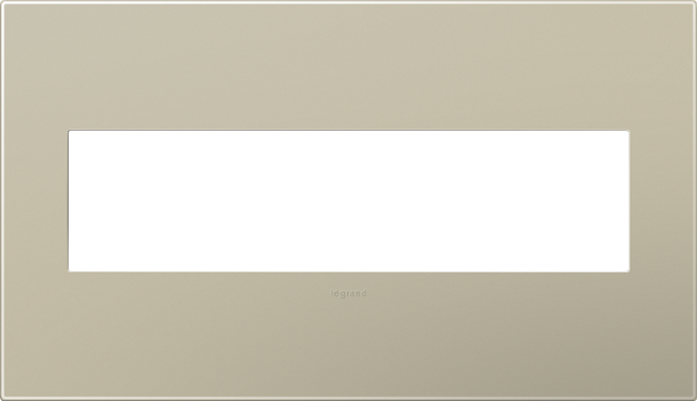 Legrand adorne Titanium 4-Gang wall plate