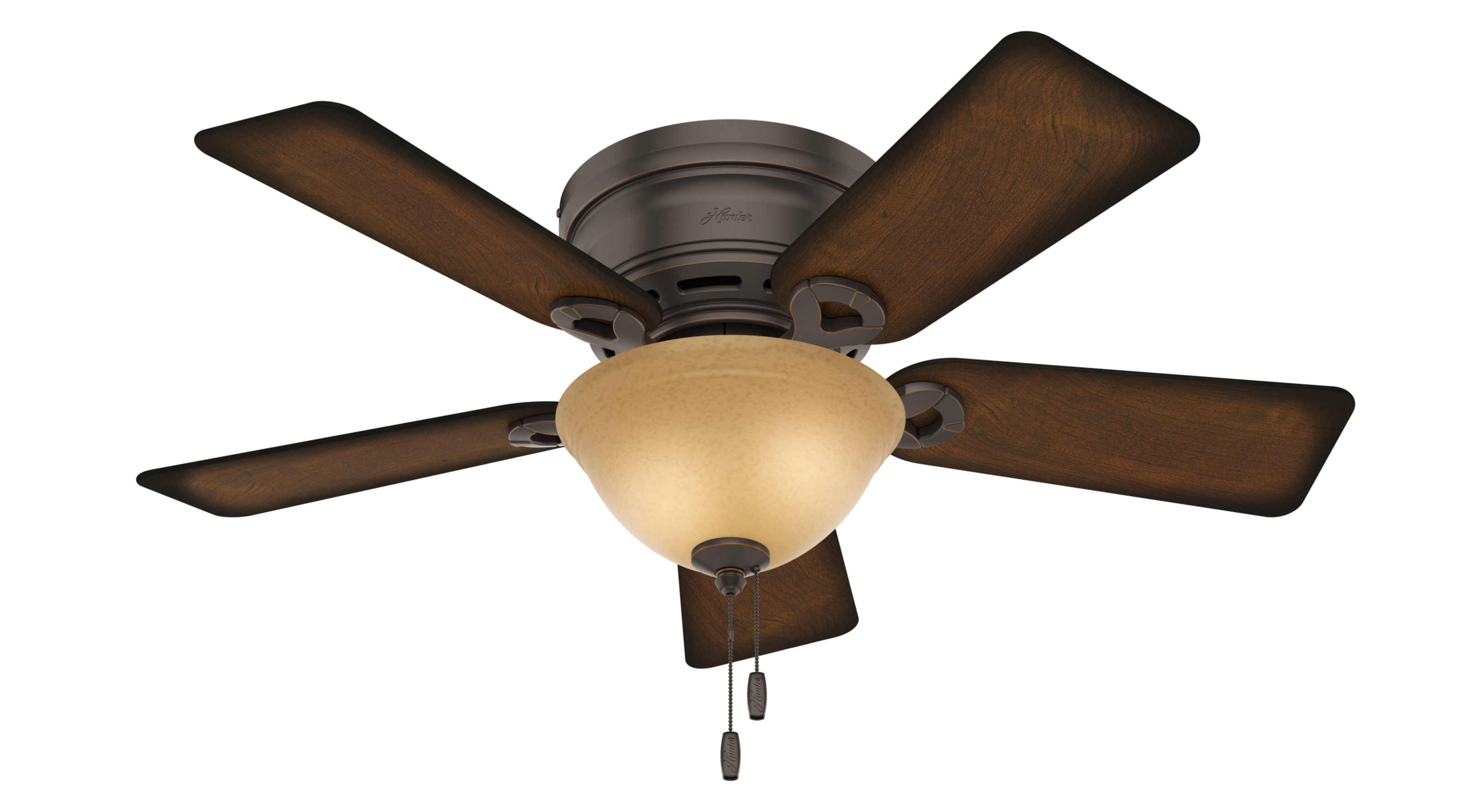 Hunter 42 inch Conroy Low Profile Ceiling Fan with LED Light Kit and Pull Chain Ceiling Fan Hunter   