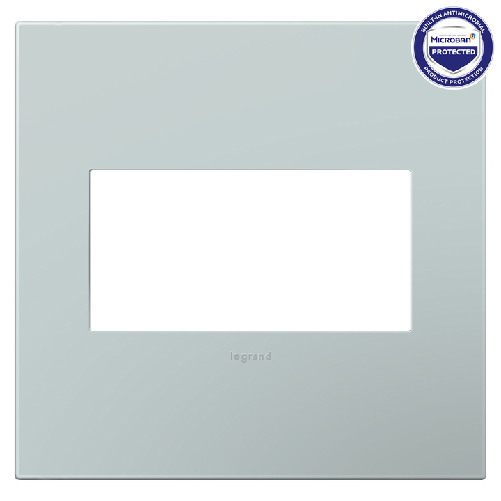 Legrand adorne Pale Blue 2-Gang wall plate