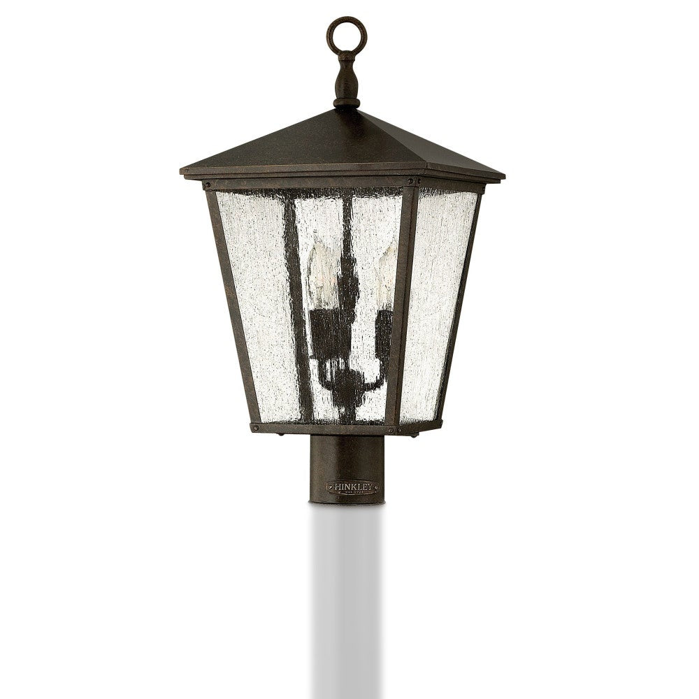 Hinkley Trellis Outdoor Post Mount Lantern