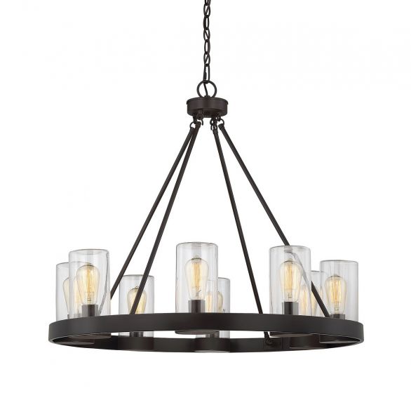 Savoy House Inman 8-Light Outdoor Chandelier - Model 1-1130-8-13