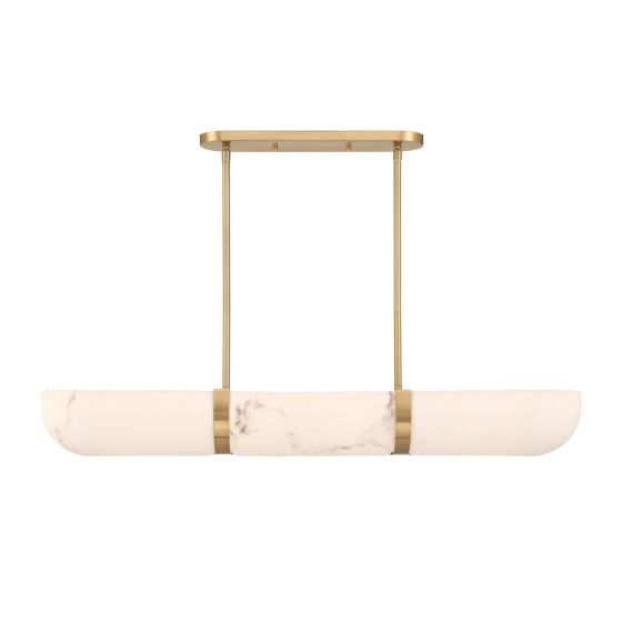 Savoy House Chalfont 4-Light Chandelier in Warm Brass 1-1450-4-322