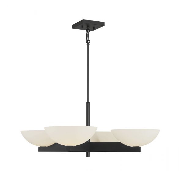 Essentials Fallon Chandelier Chandeliers Essentials Matte Black 4 