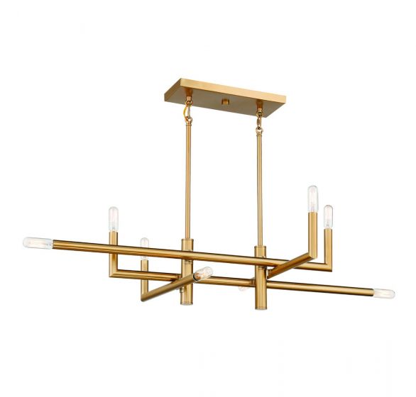 Essentials Cristofer Chandelier Chandeliers Essentials Warm Brass 8 