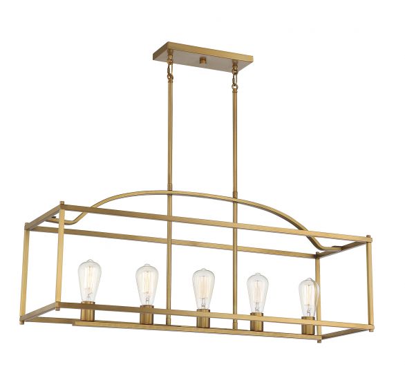 Essentials Palladian Chandelier Chandeliers Essentials Warm Brass 5 