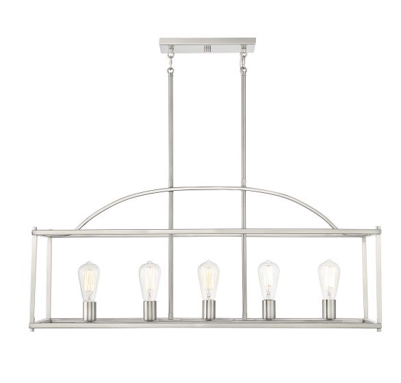 Essentials Palladian Chandelier Chandeliers Essentials Satin Nickel 5 