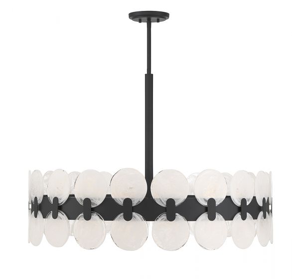 Savoy House Boca Chandelier Chandeliers Savoy House Matte Black 10 