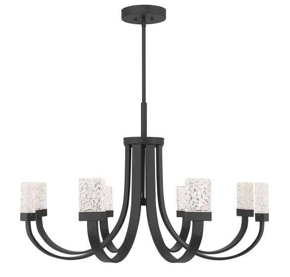 Savoy House Kahn Chandelier Chandeliers Savoy House Matte Black 9 