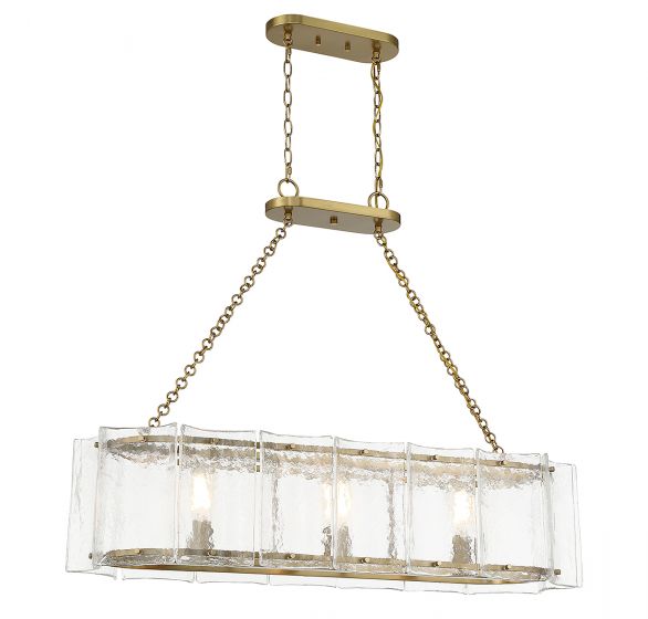 Essentials Genry Chandelier Chandeliers Savoy House Warm Brass 3 