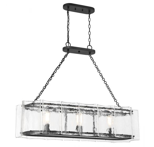 Essentials Genry Chandelier Chandeliers Essentials Matte Black 3 