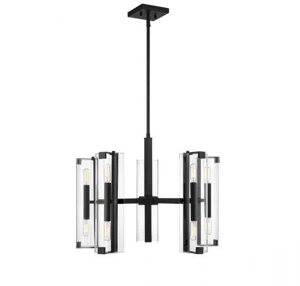 Essentials Winfield Chandelier Chandeliers Essentials Matte Black 10 