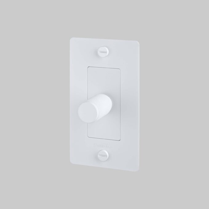 Buster + Punch 1 Gang Dimmer/ Incandescent/ Cross/ With Logo | Polycarbonate