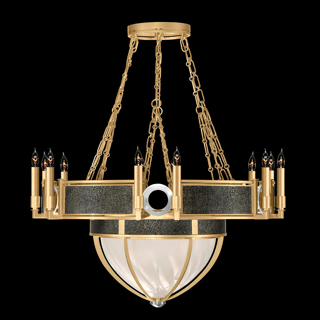 Fine Art Handcrafted Lighting Mirage 35.75"W Round Chandelier 100037 (Model 100037)