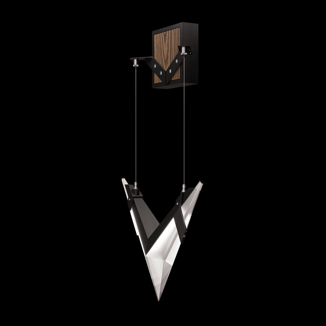Fine Art Handcrafted Lighting Blade Adjustable Sconce (Model 100050)