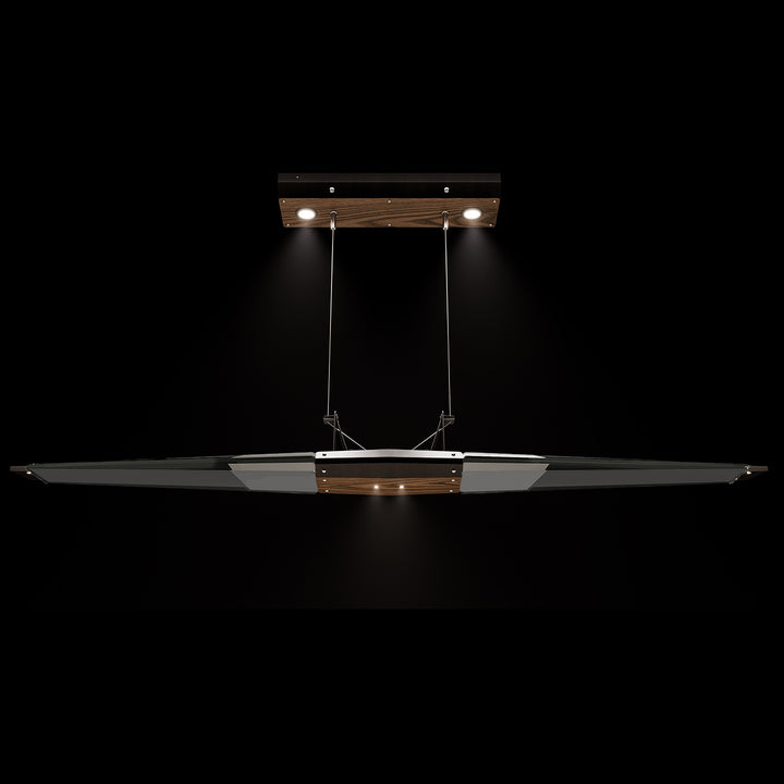 Fine Art Handcrafted Lighting Blade 52.125"W Linear Pendant (Model 100051)