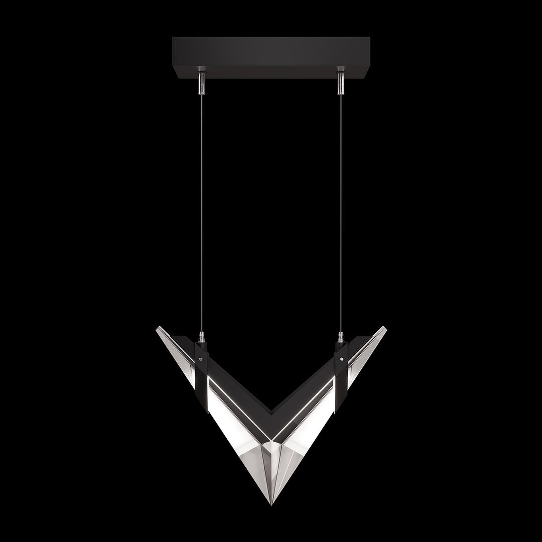 Fine Art Handcrafted Lighting Blade 13.375"W Linear Pendant (Model 100055)