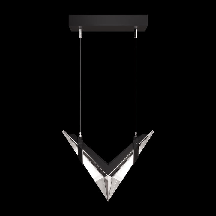 Fine Art Handcrafted Lighting Blade 13.375"W Linear Pendant (Model 100055)