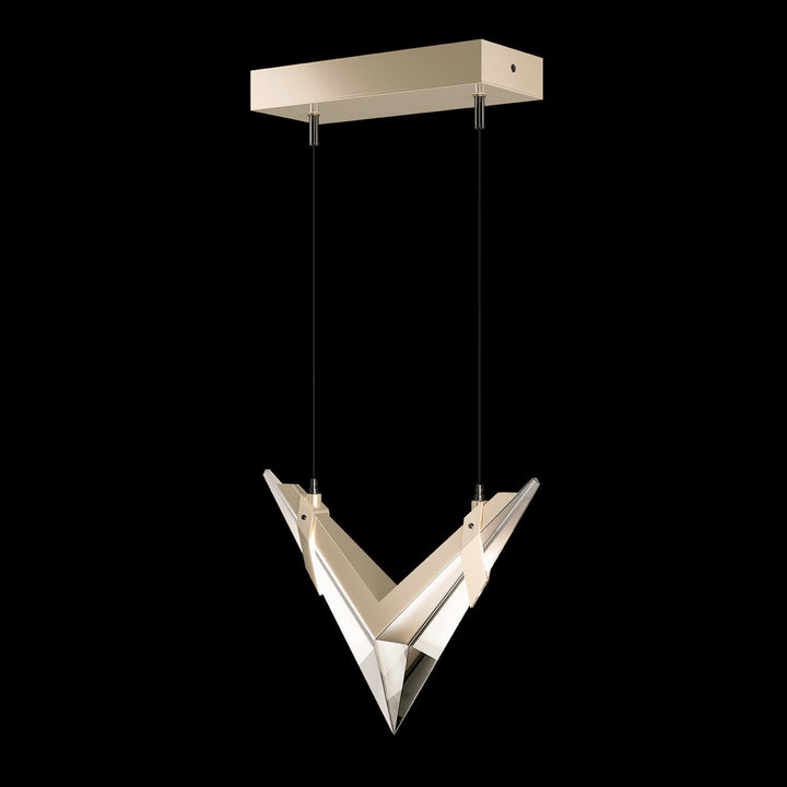 Fine Art Handcrafted Lighting Blade 13.375"W Linear Pendant (Model 100055)