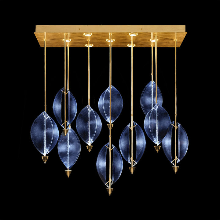 Fine Art Handcrafted Lighting Embark 59"W Rectangular Pendant (Model 100056)