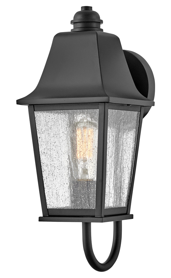 Hinkley Kingston Outdoor Wall Light Medium Wall Mount Lantern Black 10010BK