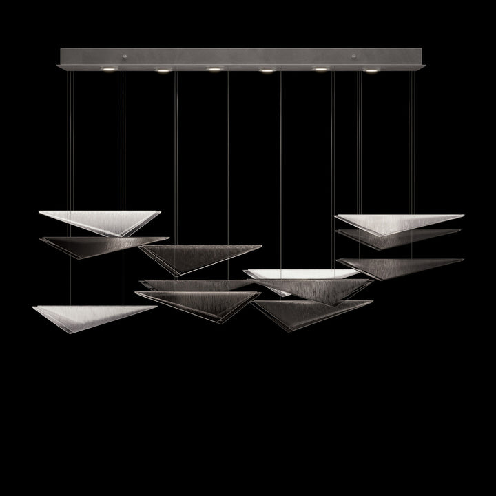 Fine Art Handcrafted Lighting Volo 58"W Rectangular Pendant 100118 (Model 100118)