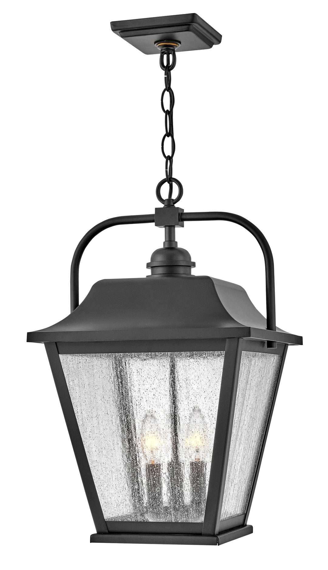 Hinkley Kingston Outdoor Hanging Light Medium Hanging Lantern Black 10012BK