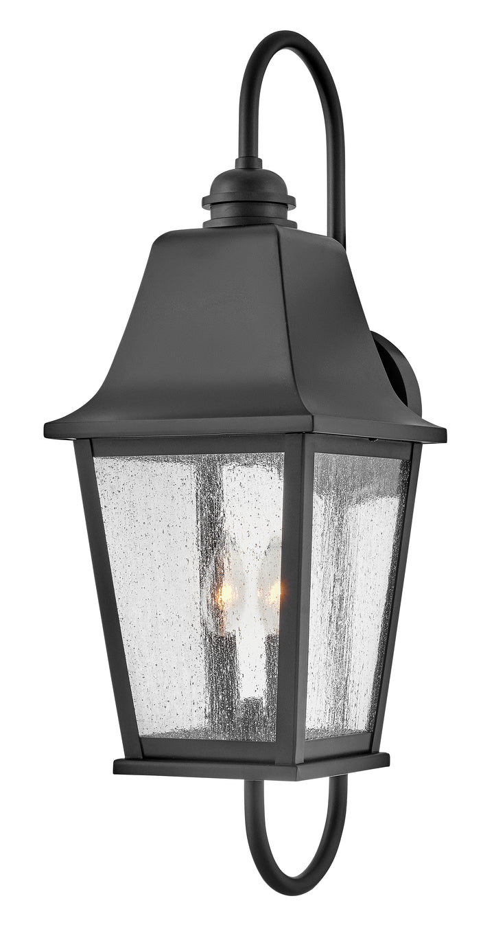 Hinkley Kingston Outdoor Wall Light Large Wall Mount Lantern Black 10014BK