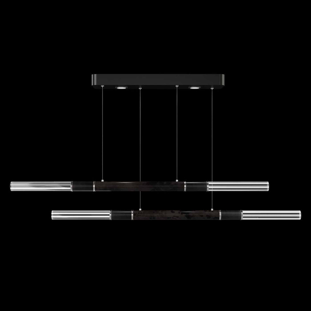 Fine Art Handcrafted Lighting Antonia 71"W Linear Pendant (Model 100150)