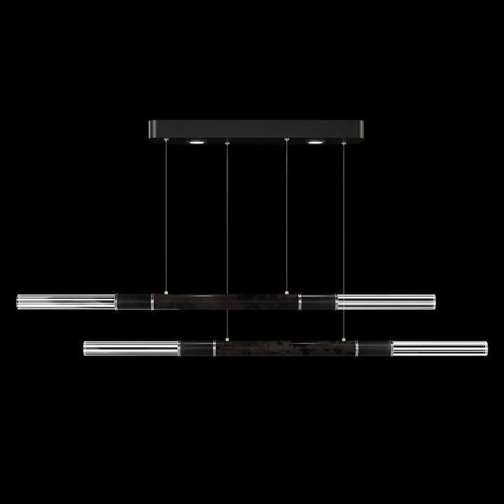 Fine Art Handcrafted Lighting Antonia 71"W Linear Pendant (Model 100150)