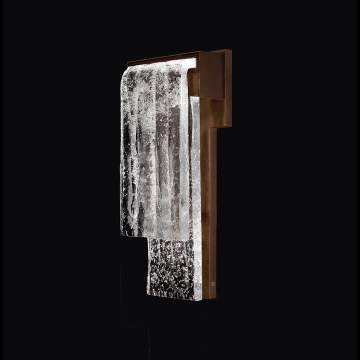 Fine Art Handcrafted Lighting Waterfall 16.25"H Outdoor Wall Sconce (Model 100152)