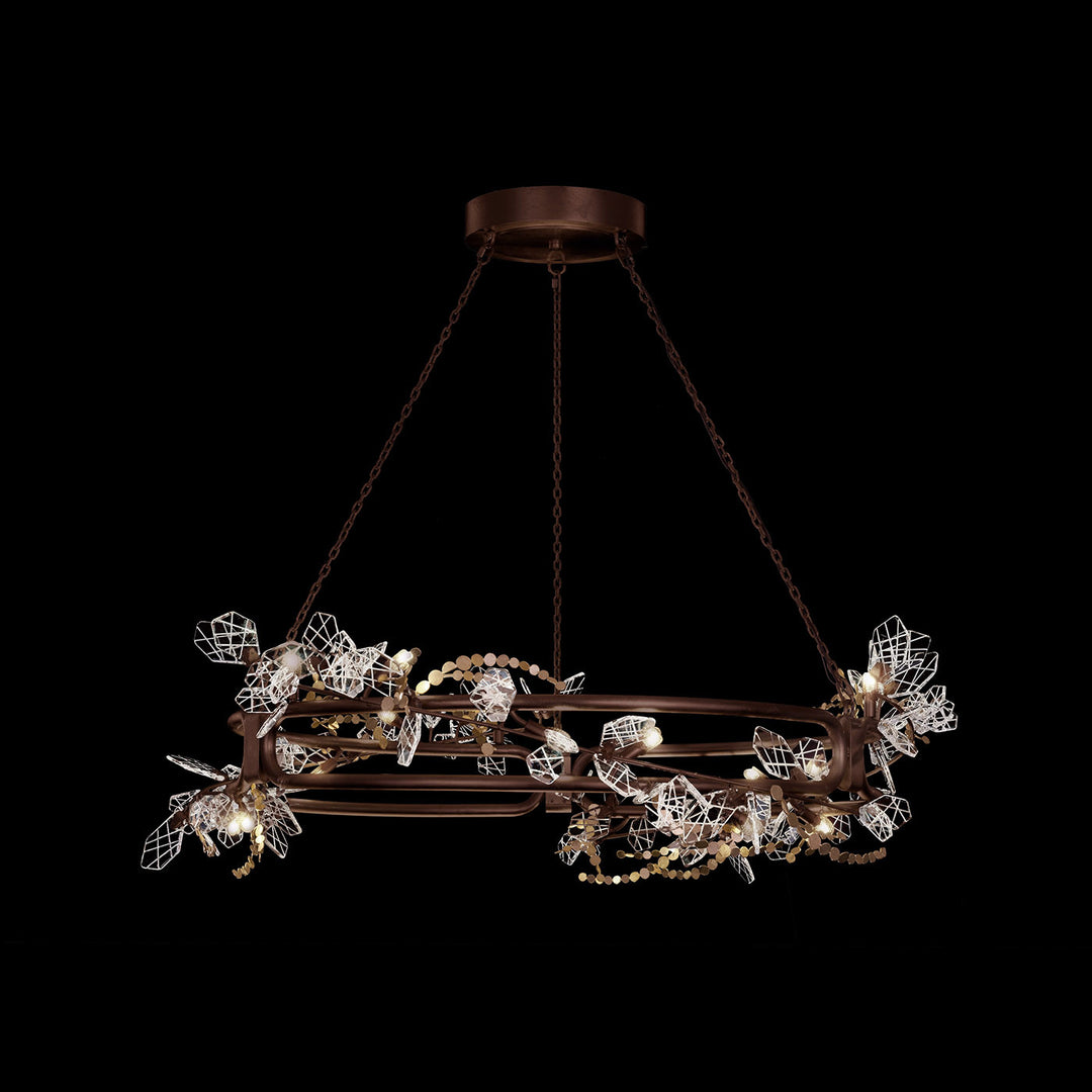 Fine Art Handcrafted Lighting Volare 47"W Round Pendant (Model 100158)
